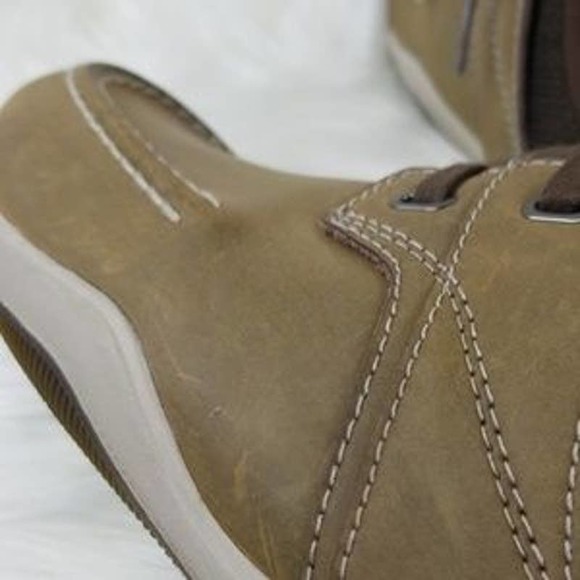 Margaritaville Boat Lace Up Mens Shoes Tan/Brown Sz 8.5 - Picture 6 of 8